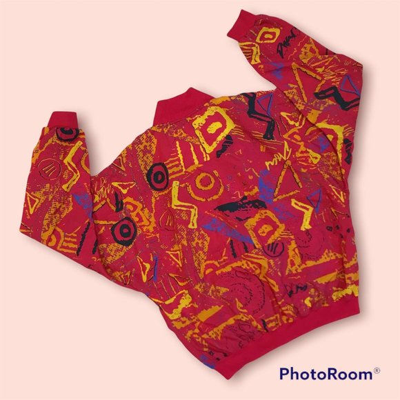 Vintage Nike Y2K Bomber/Varsity Nylon Jacket (M) - Picture 8 of 10